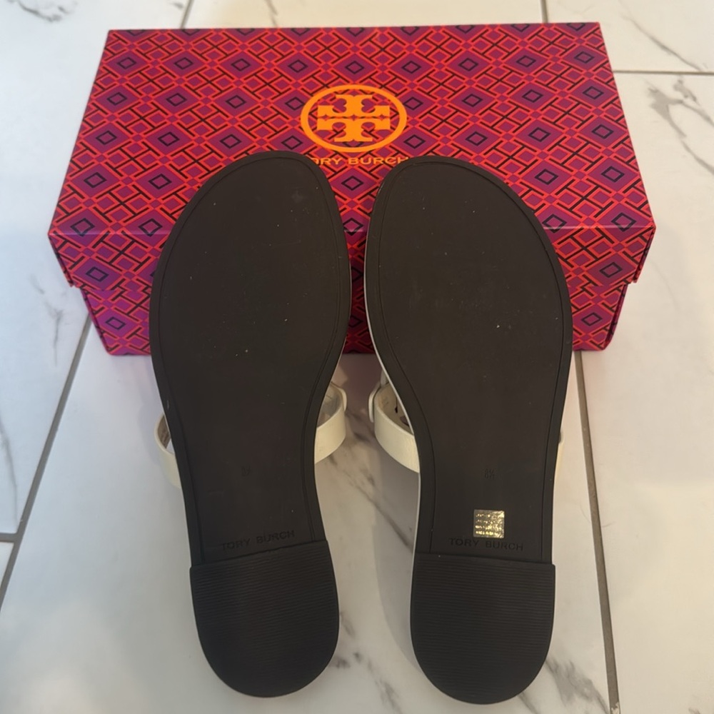 Tory Burch White Sandals - Picture 3 of 6
